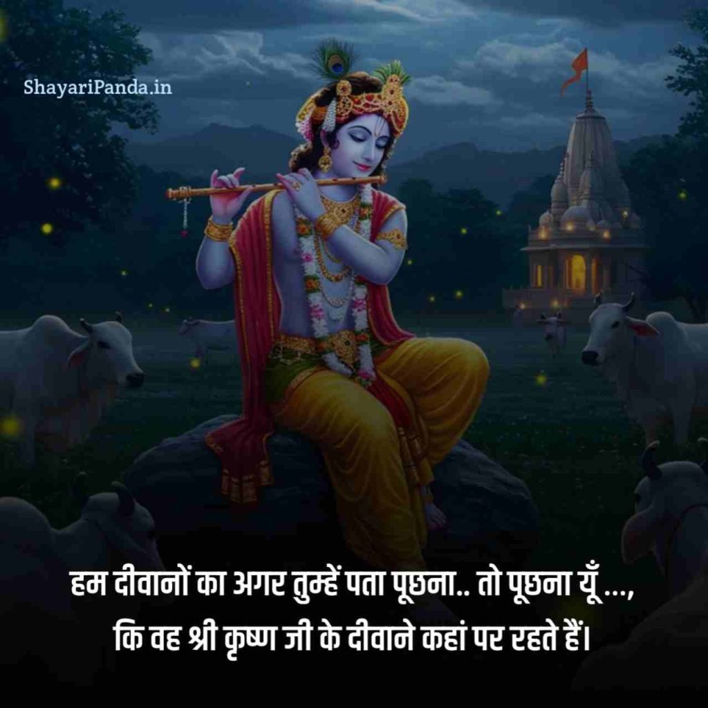 Shree Krishna Shayari in hindi