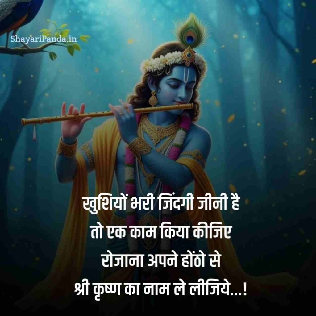 Shree Krishna Shayari in hindi