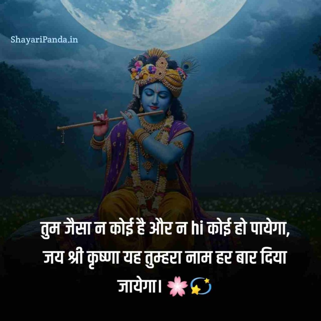 Shree Krishna Shayari in hindi