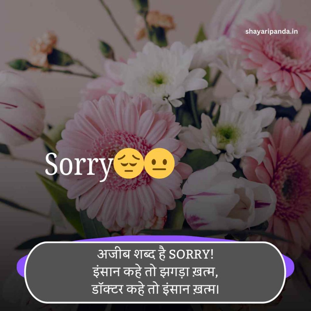 Sorry Shayari in Hindi