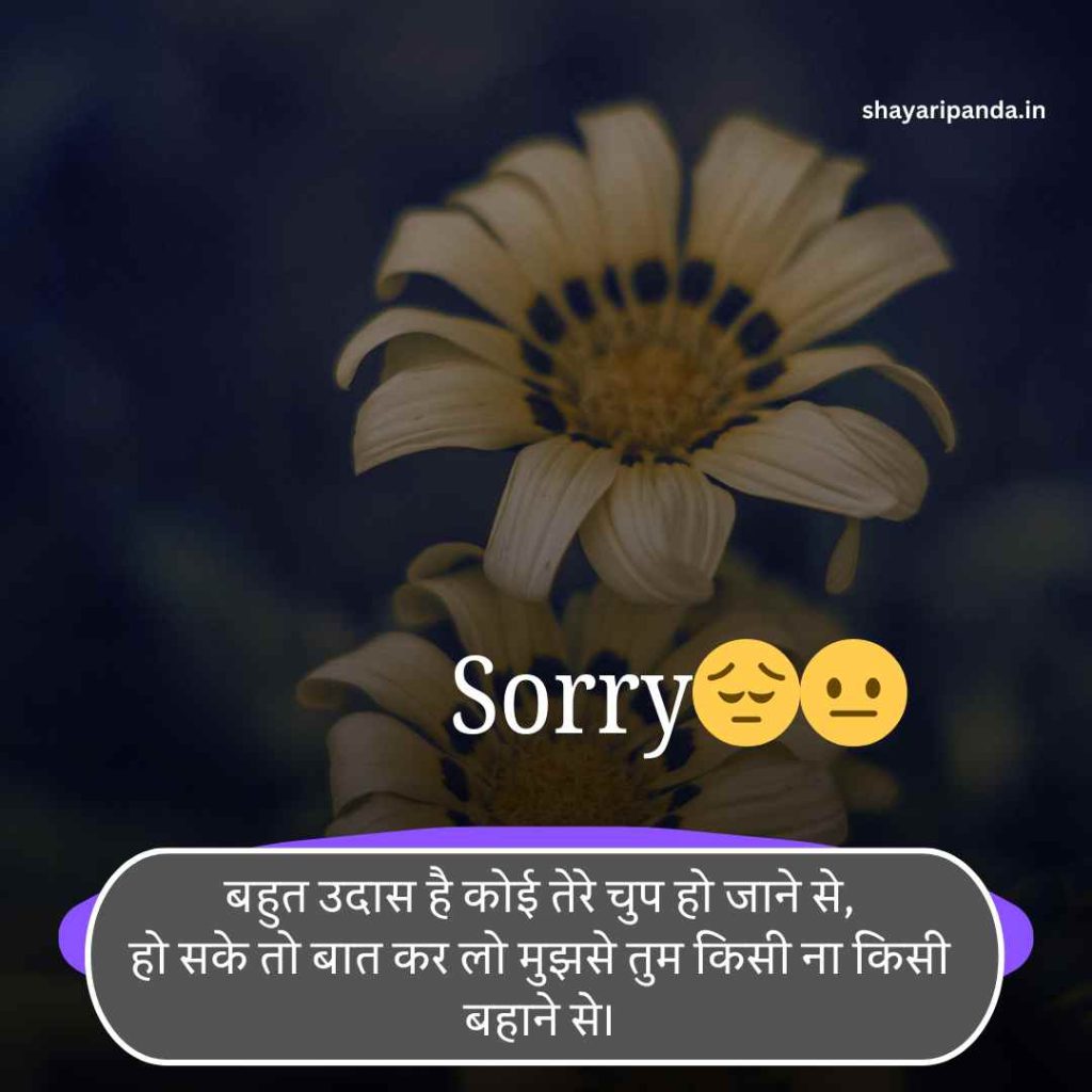 Sorry Shayari in Hindi